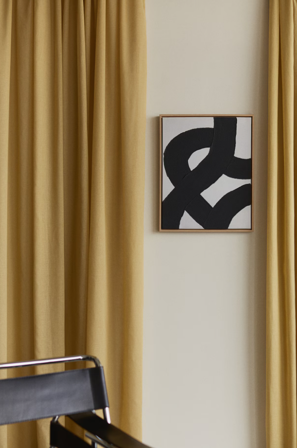 small living room on a budget with DIY wall art